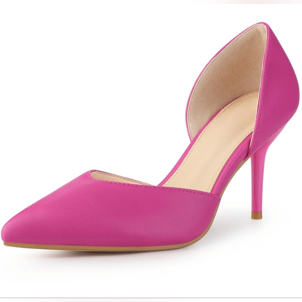 Allegra K  | BLISSFUL STEP Women's Pointy Toe Stiletto Heel Pump | Size 8.5